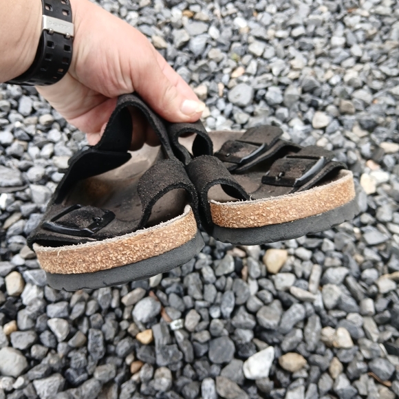 Birkenstock ArizonaVintage SparkleBirki Buckle SandalsSize 40 EU 9-9.5 W… - Picture 7 of 11